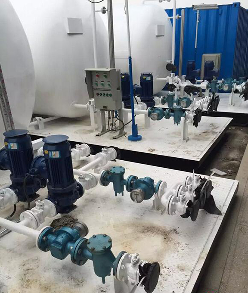 橢圓型齒輪流量計現場安裝使用圖