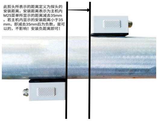 超聲波欧美精品乱码99久久蜜桃安裝距離示意圖